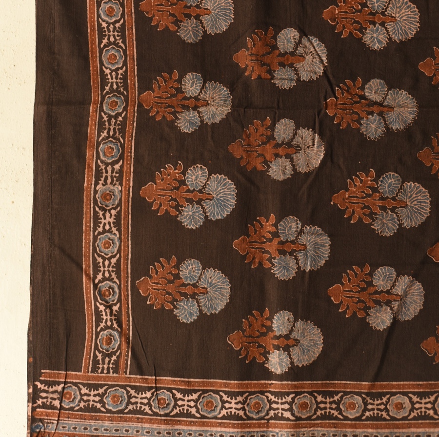 shop Ajrakh Block Printed Pure Cotton Dupatta 08