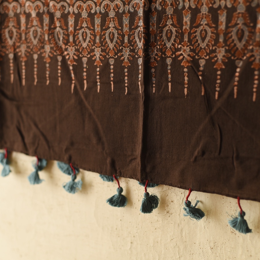 shop Ajrakh Block Printed Pure Cotton Dupatta 08