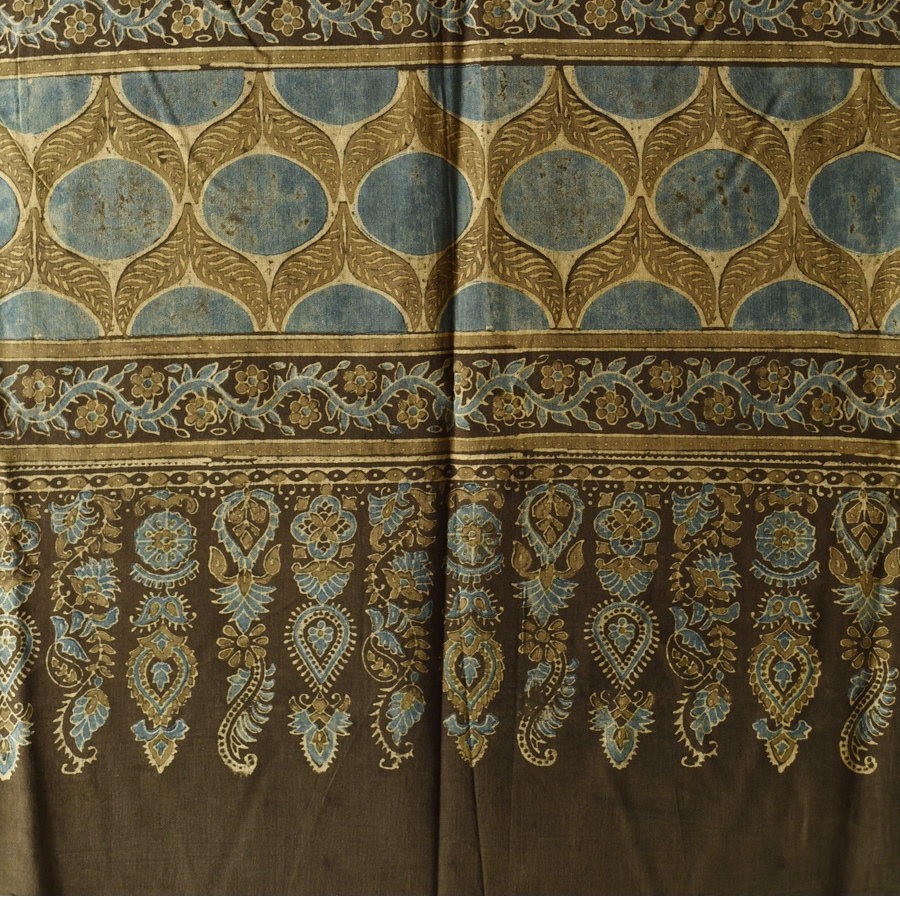 shop Ajrakh Block Printed Pure Cotton Dupatta 10