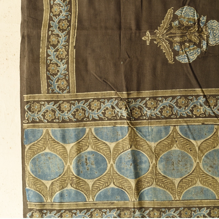 shop Ajrakh Block Printed Pure Cotton Dupatta 10
