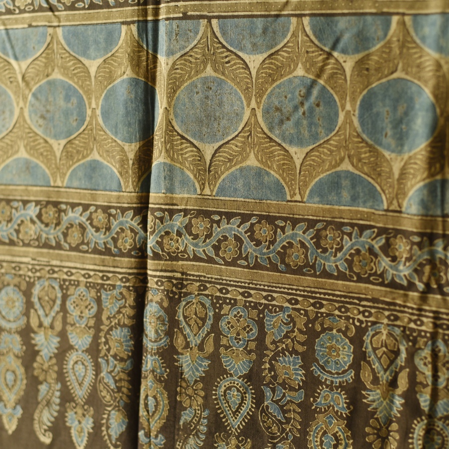 shop Ajrakh Block Printed Pure Cotton Dupatta 10
