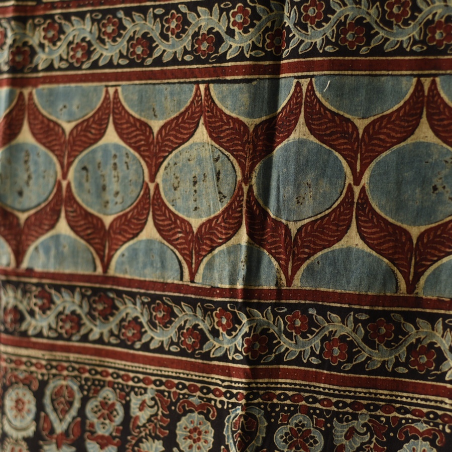 shop Ajrakh Block Printed Pure Cotton Dupatta 06