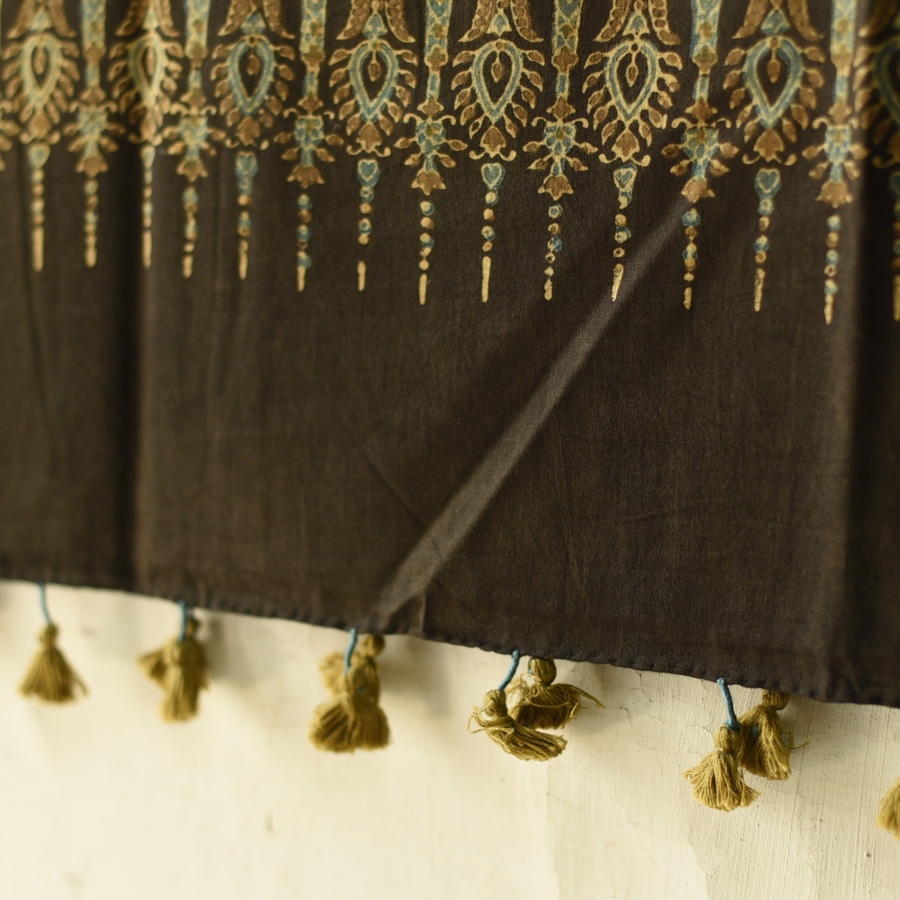 shop Ajrakh Block Printed Pure Cotton Dupatta 07