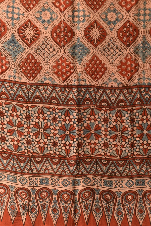 shop Mulmul Cotton Ajrakh Stole