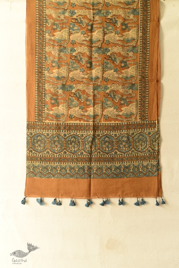 अमोहा ❋ Mul Cotton Ajrakh Stole ❋ 6