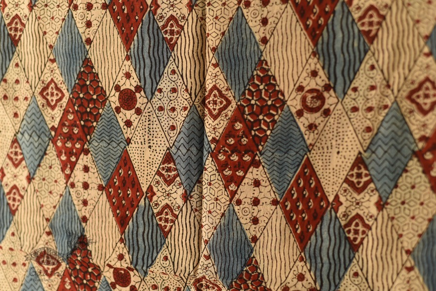 अमोहा ❋ Mul Cotton Ajrakh Stole ❋ 9