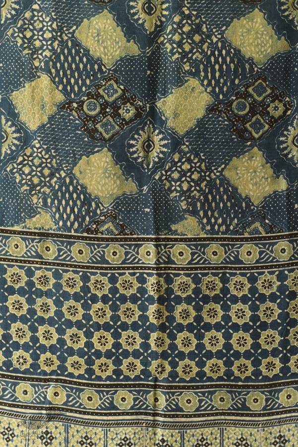 shop blue ajrkah mul mul cotton stole