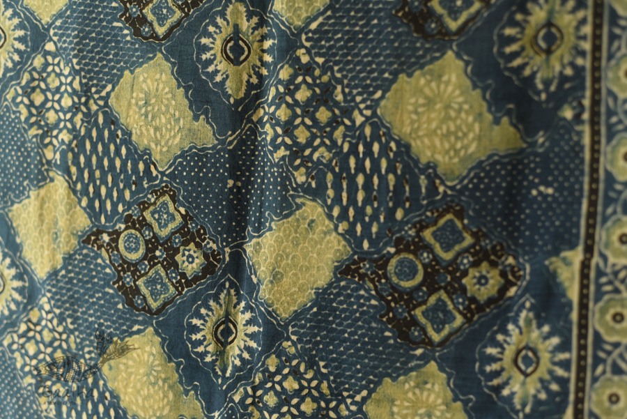 shop blue ajrkah mul mul cotton stole