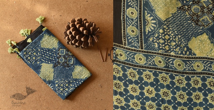 अमोहा ❋ Mul Cotton Ajrakh Stole ❋ 10