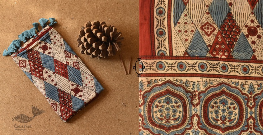 अमोहा ❋ Mul Cotton Ajrakh Stole ❋ 9