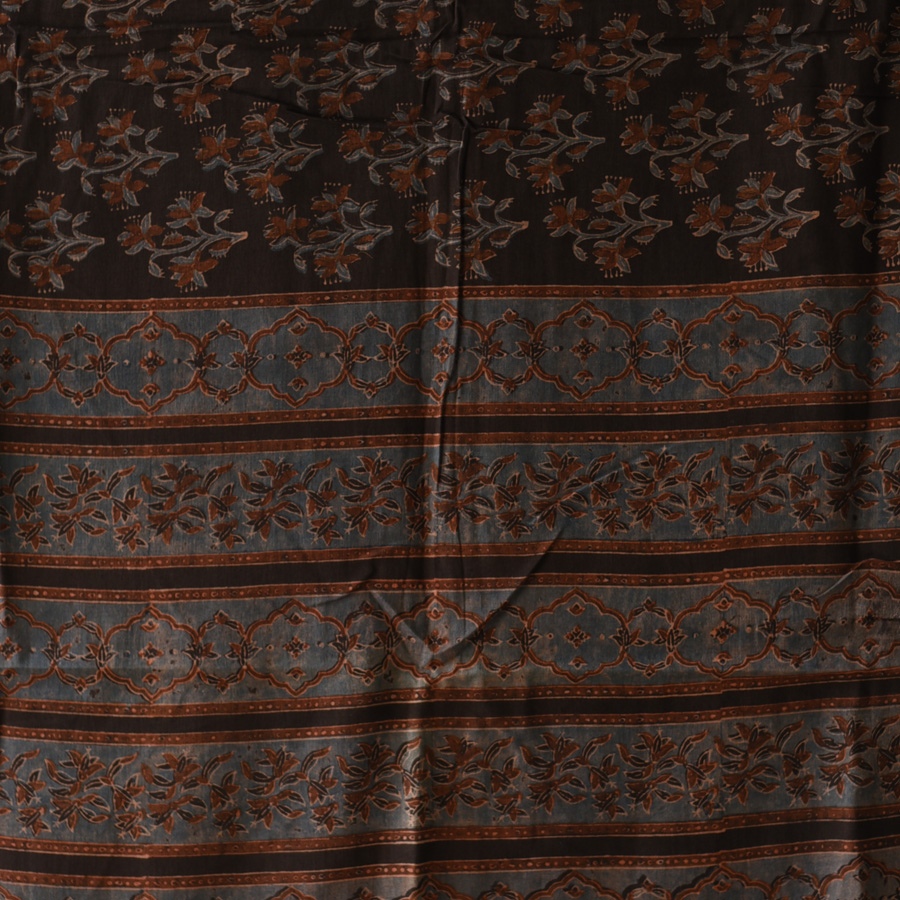shop Ajrakh Block Printed Pure Cotton Dupatta 09