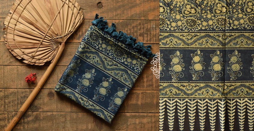 sufiyan Khatri Sakhi . सखी | Cotton Ajrakh Dupatta
