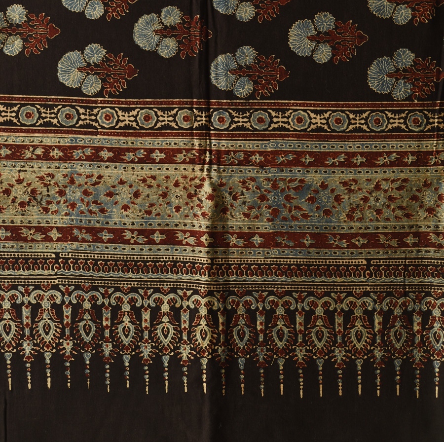 shop Ajrakh Block Printed Pure Cotton Dupatta 39
