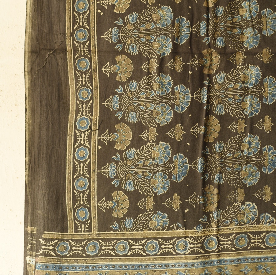 shop Ajrakh Block Printed Pure Cotton Dupatta 05