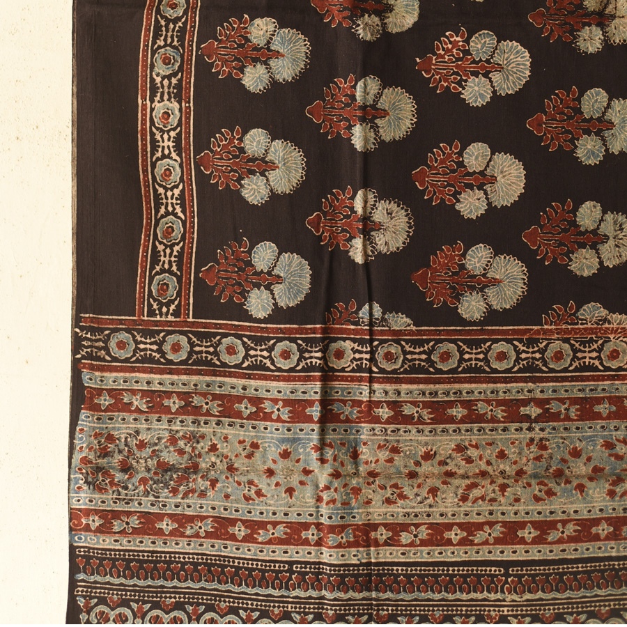 shop Ajrakh Block Printed Pure Cotton Dupatta 24