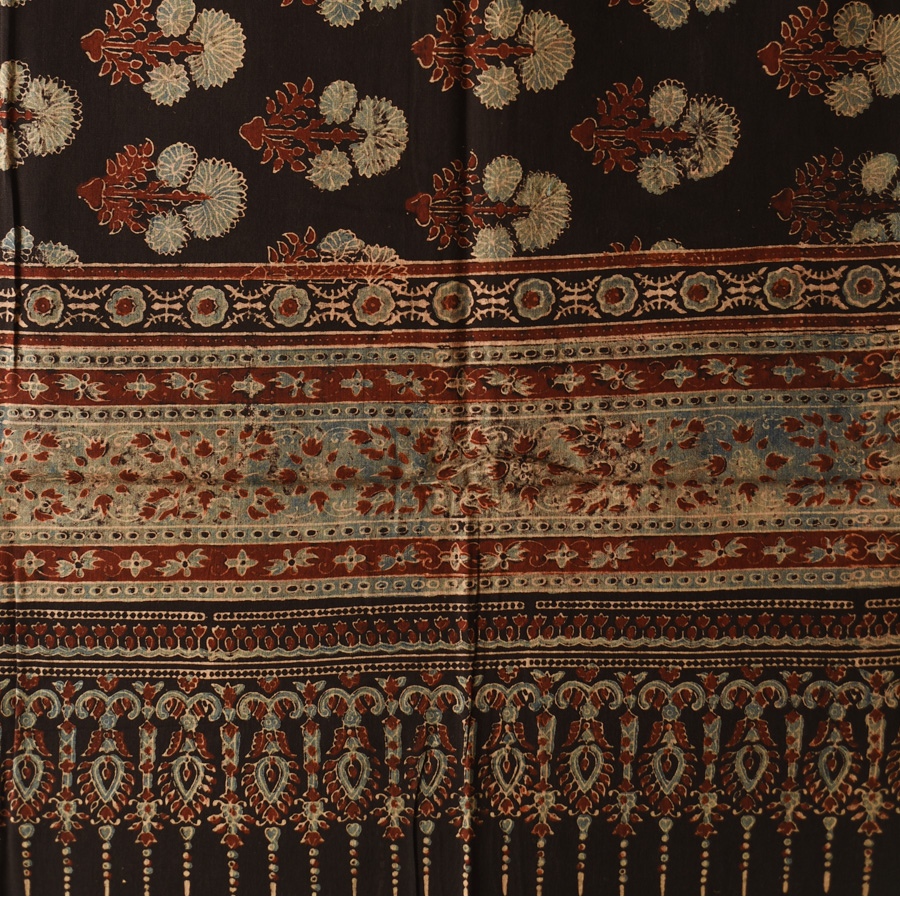 shop Ajrakh Block Printed Pure Cotton Dupatta 24