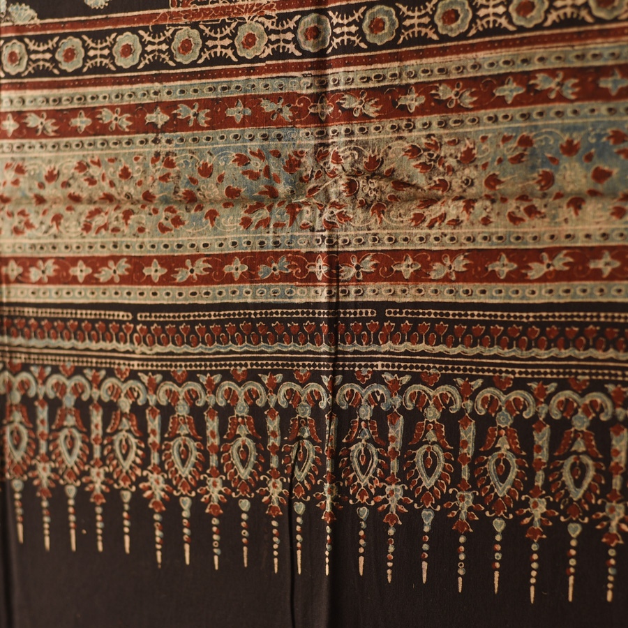 shop Ajrakh Block Printed Pure Cotton Dupatta 24