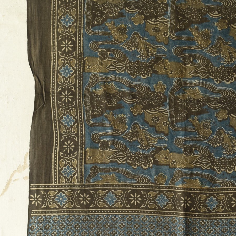 shop Ajrakh Block Printed Pure Cotton Dupatta - 15