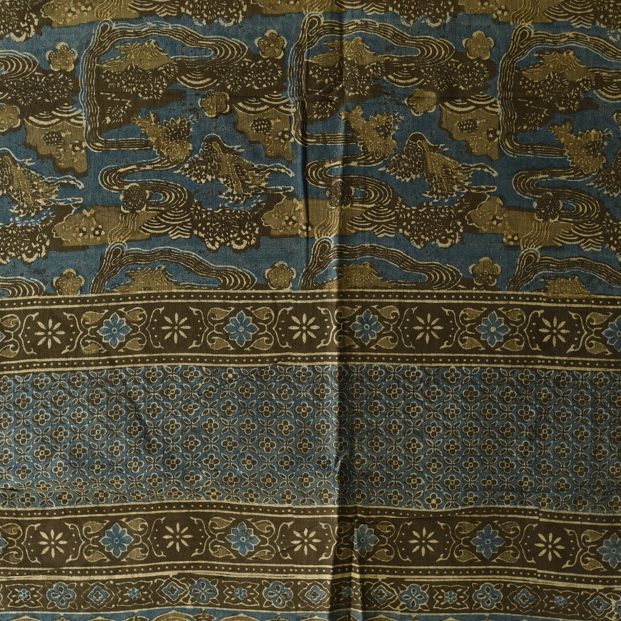 shop Ajrakh Block Printed Pure Cotton Dupatta - 15