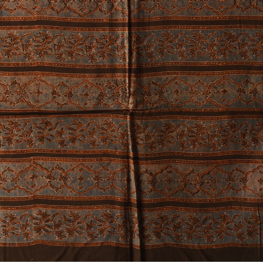 shop Ajrakh Block Printed Pure Cotton Dupatta 49