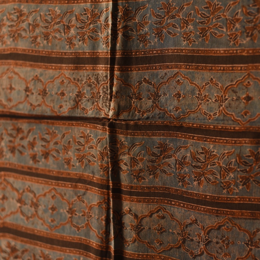 shop Ajrakh Block Printed Pure Cotton Dupatta 49