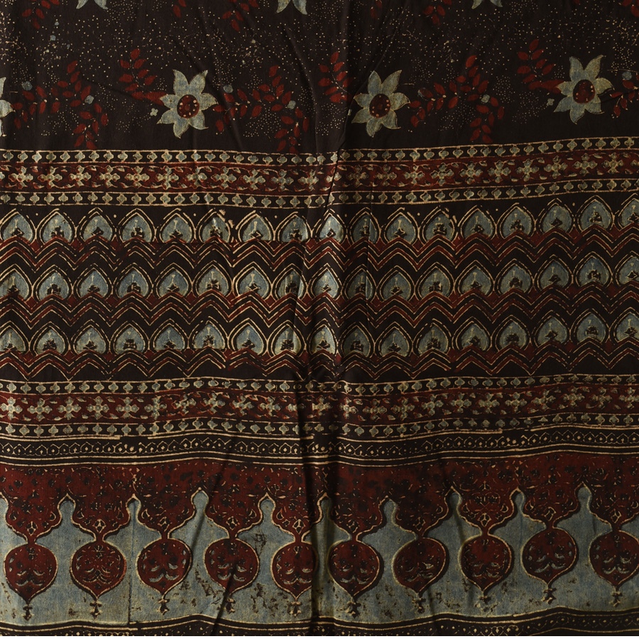 shop Ajrakh Block Printed Pure Cotton Dupatta 17
