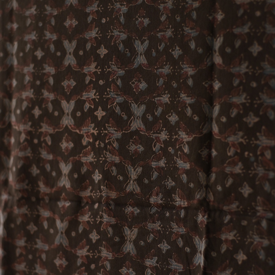 shop Ajrakh Block Printed Pure Cotton Dupatta - 18