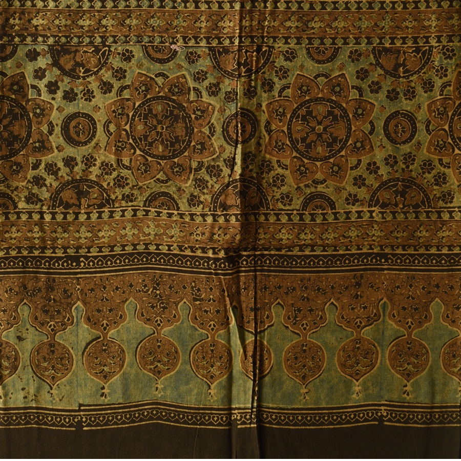 shop Ajrakh Block Printed Pure Cotton Dupatta 19