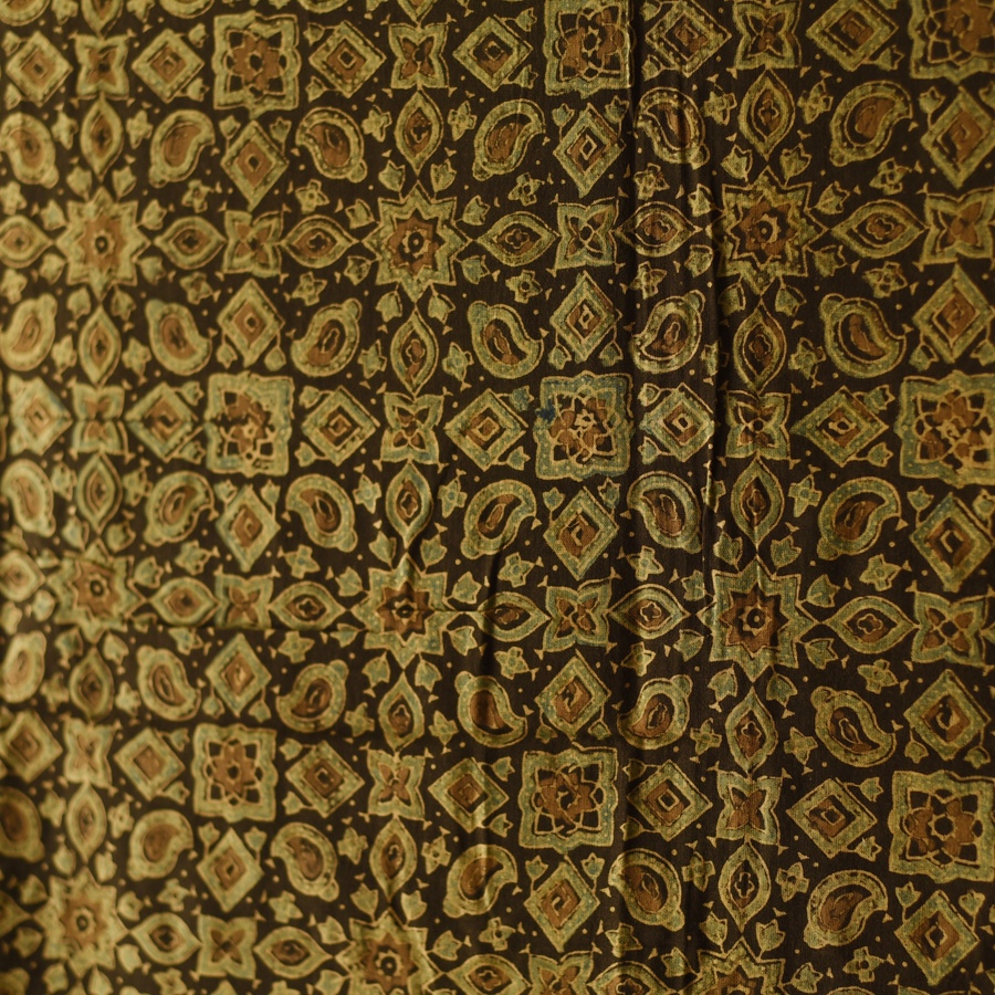 shop Ajrakh Block Printed Pure Cotton Dupatta 19