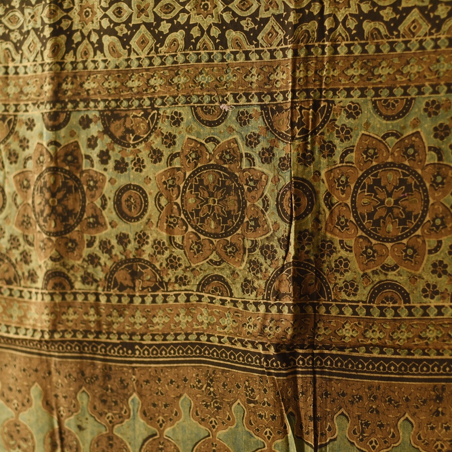 shop Ajrakh Block Printed Pure Cotton Dupatta 19