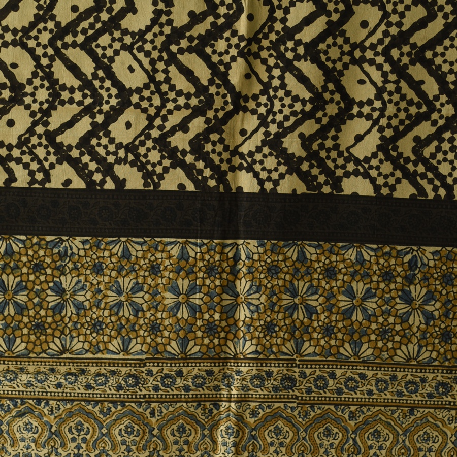 shop Ajrakh Block Printed Pure Cotton Dupatta 19