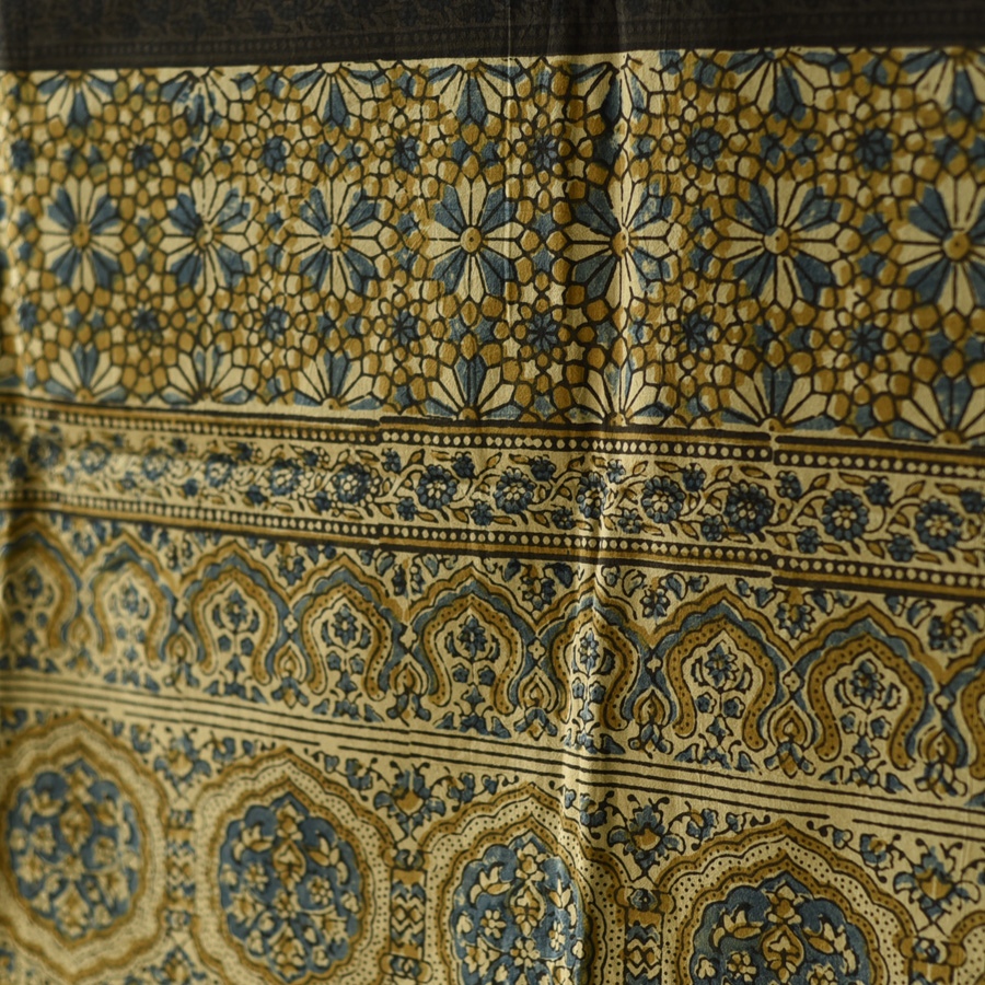 shop Ajrakh Block Printed Pure Cotton Dupatta 19
