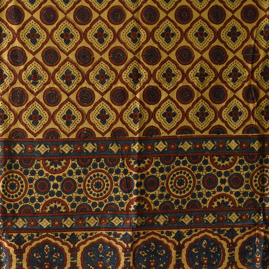 shop Ajrakh Block Printed Pure Cotton Dupatta 20