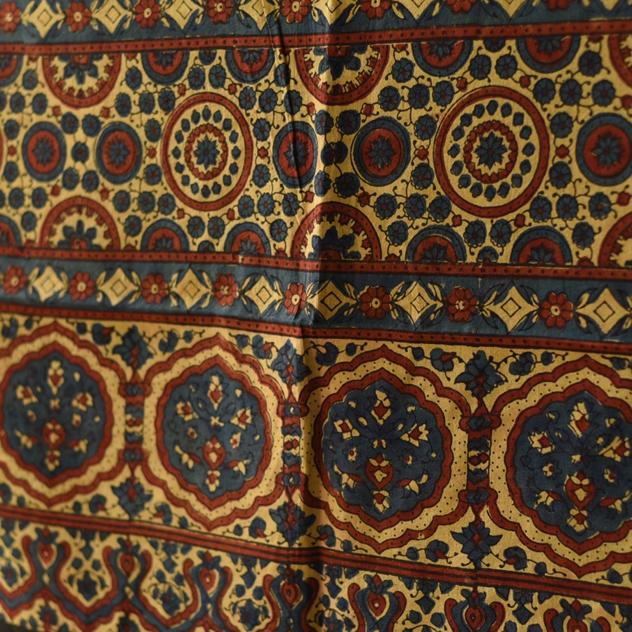 shop Ajrakh Block Printed Pure Cotton Dupatta 20
