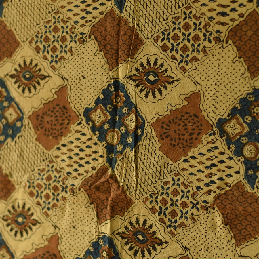 shop Ajrakh Block Printed Pure Cotton Dupatta 21