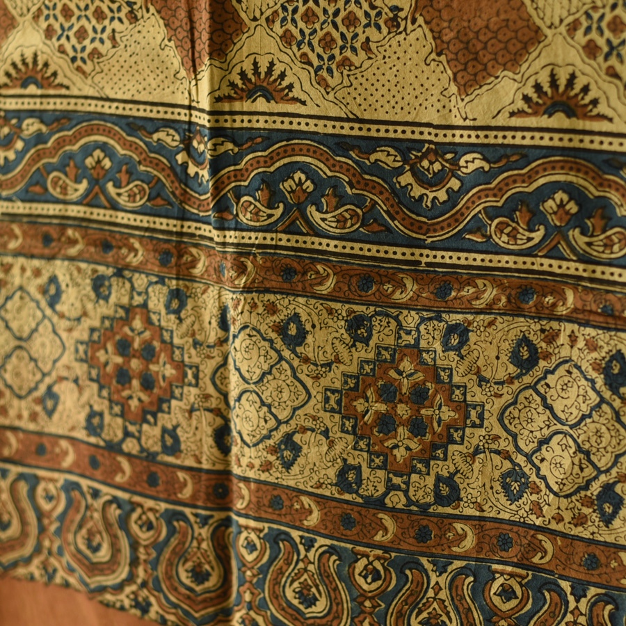 shop Ajrakh Block Printed Pure Cotton Dupatta 21