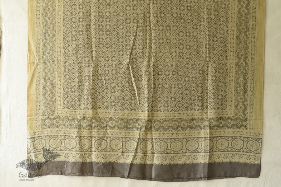 buy Ajrakh Natural Dyed ~ Mulberry Silk Dupatta