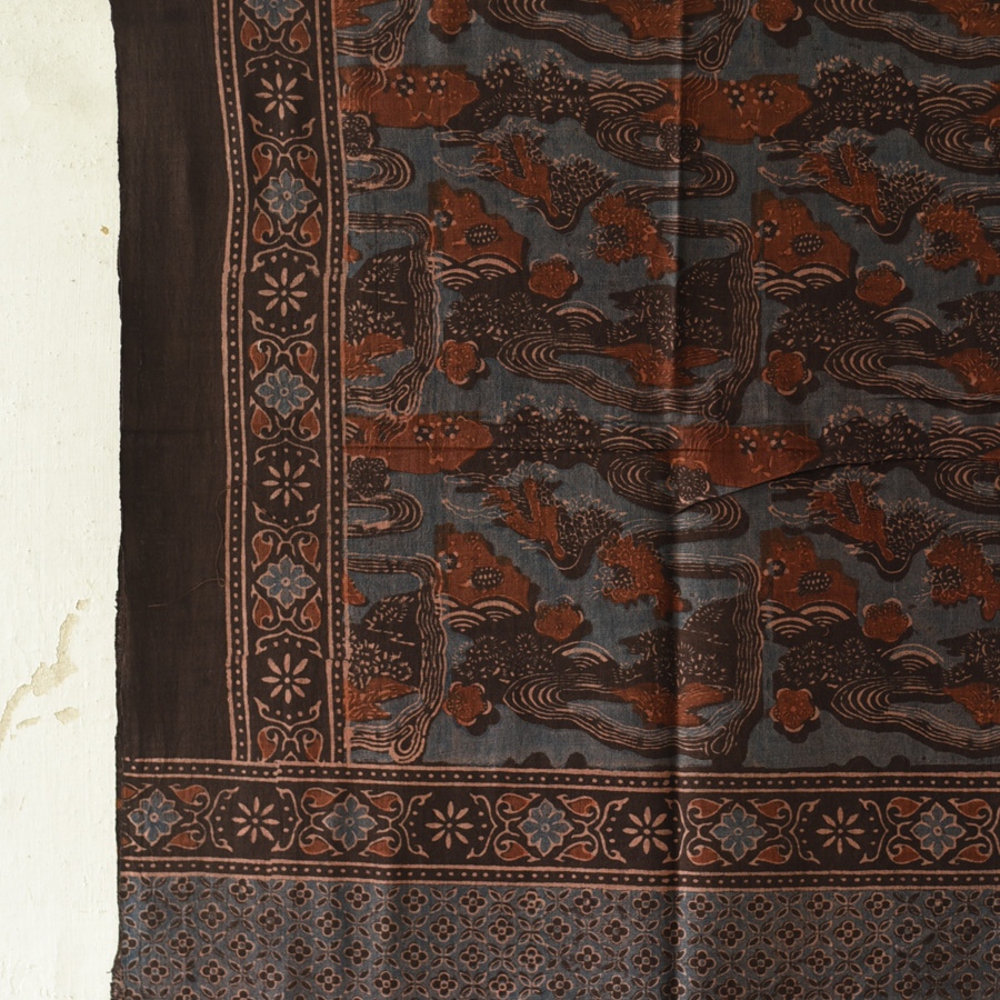 shop Ajrakh Block Printed Pure Cotton Dupatta 22