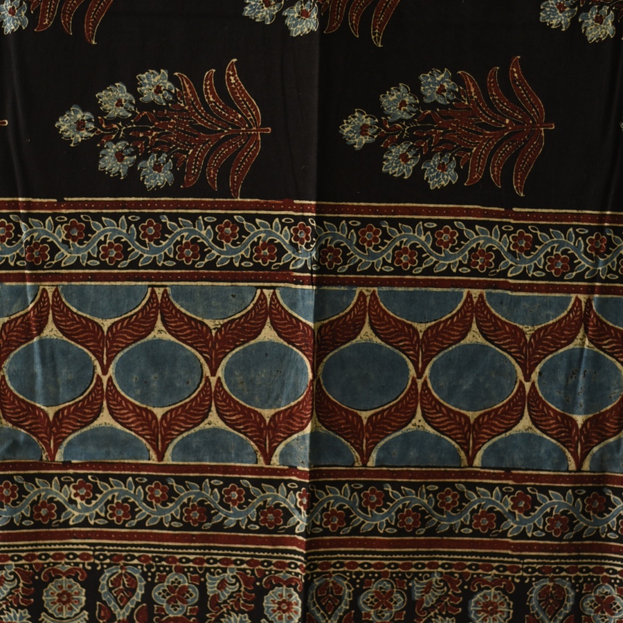 shop Ajrakh Block Printed Pure Cotton Dupatta 23