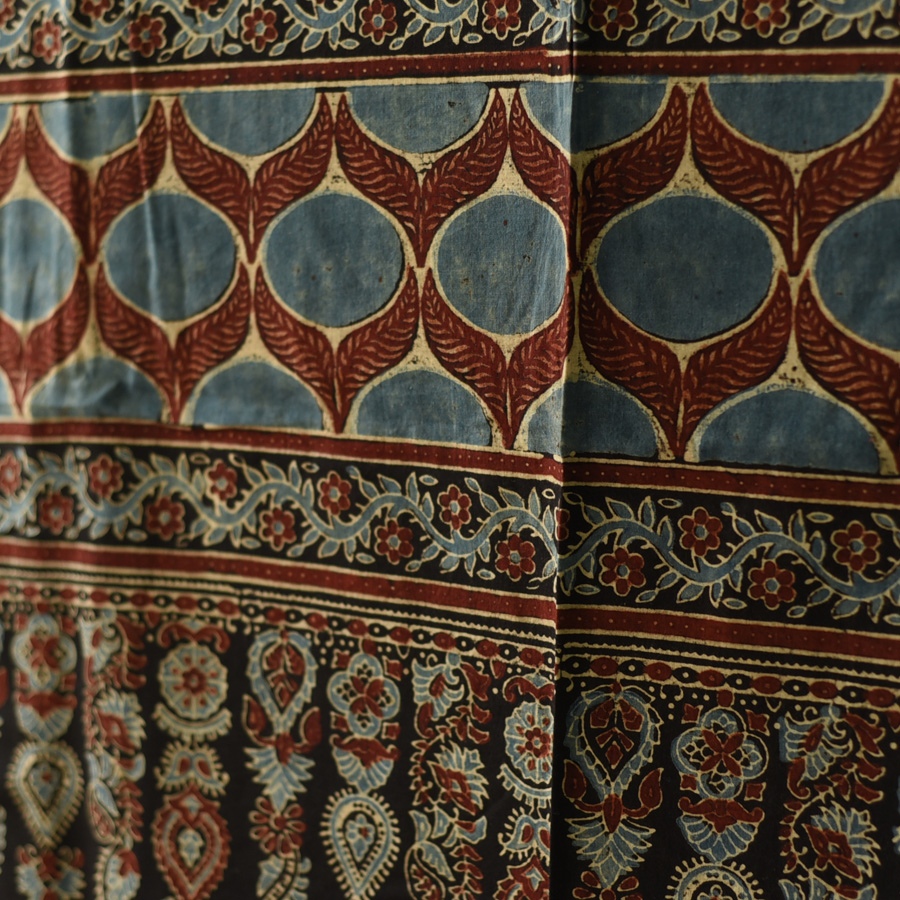shop Ajrakh Block Printed Pure Cotton Dupatta 23