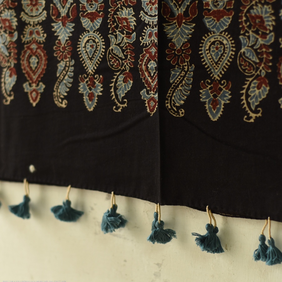 shop Ajrakh Block Printed Pure Cotton Dupatta 23