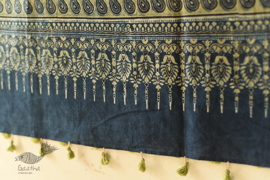 shop Ajrakh Block Printed Pure Cotton Dupatta