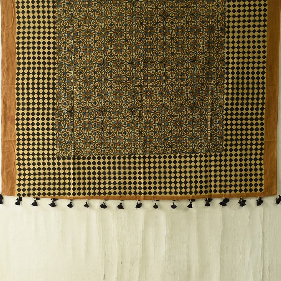 shop Ajrakh Block Printed Pure Cotton Dupatta 27