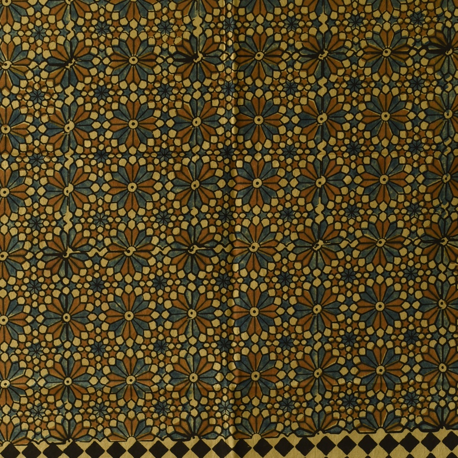 shop Ajrakh Block Printed Pure Cotton Dupatta 27