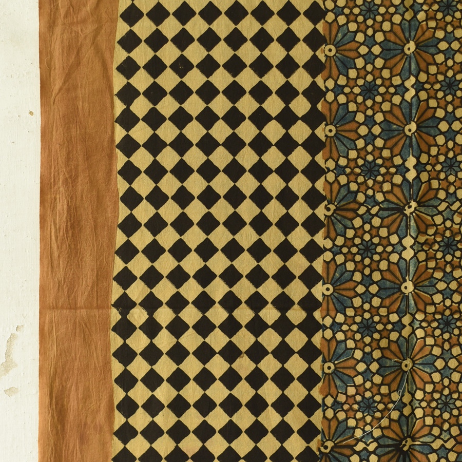 shop Ajrakh Block Printed Pure Cotton Dupatta 27