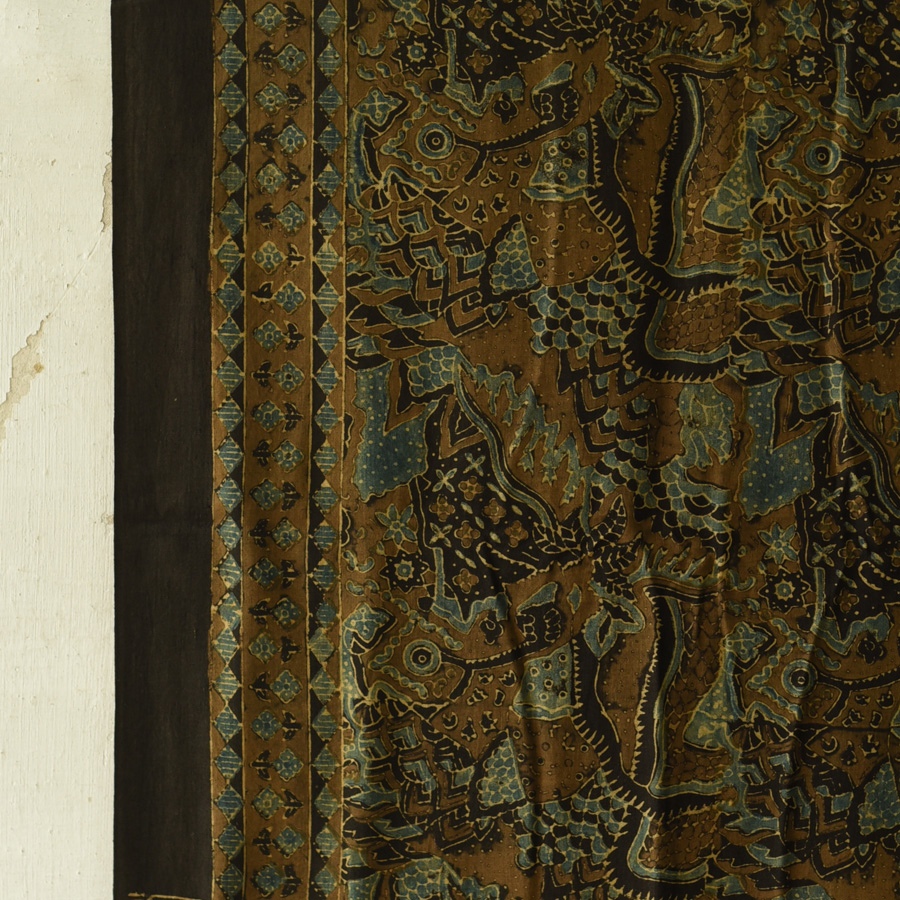 shop Ajrakh Block Printed Pure Cotton Dupatta 28