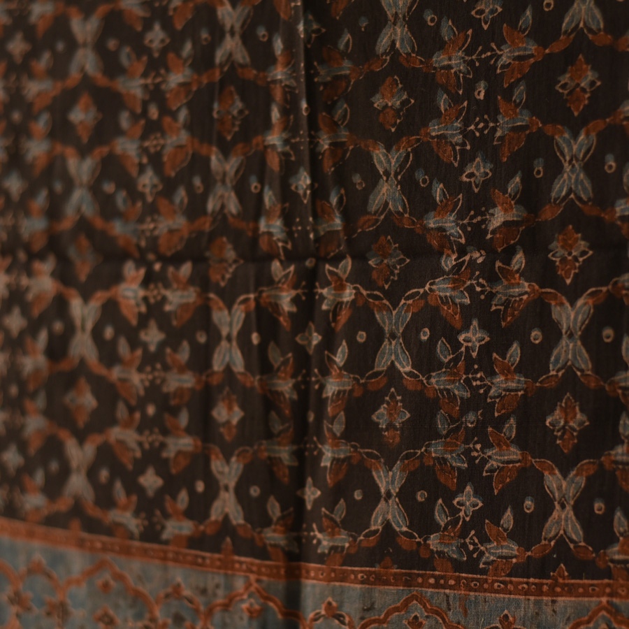 shop Ajrakh Block Printed Pure Cotton Dupatta 30