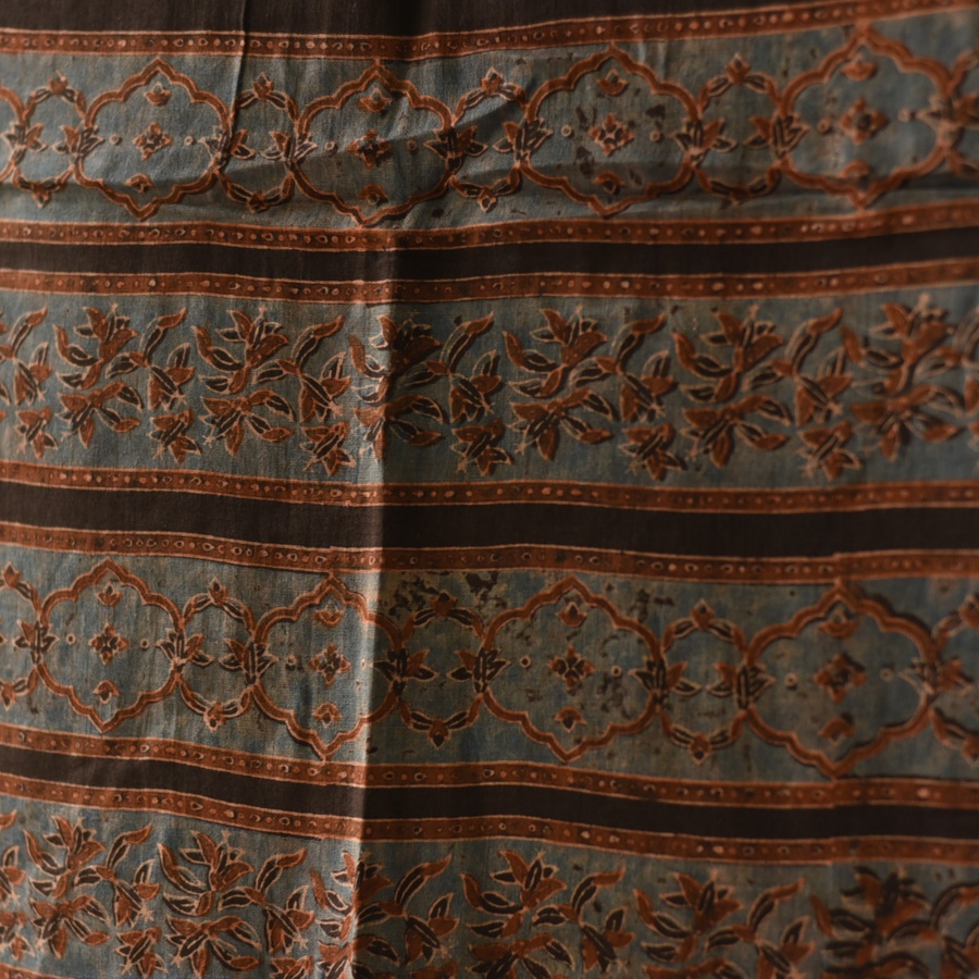 shop Ajrakh Block Printed Pure Cotton Dupatta 30