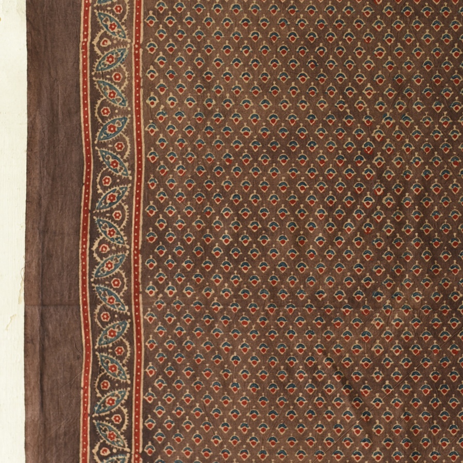 shop Ajrakh Block Printed Pure Cotton Dupatta 34