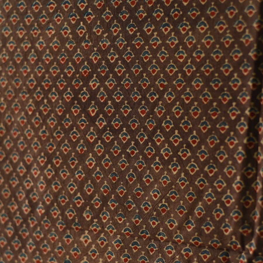 shop Ajrakh Block Printed Pure Cotton Dupatta 34